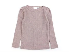 Name It deauville mauve melange glitter top